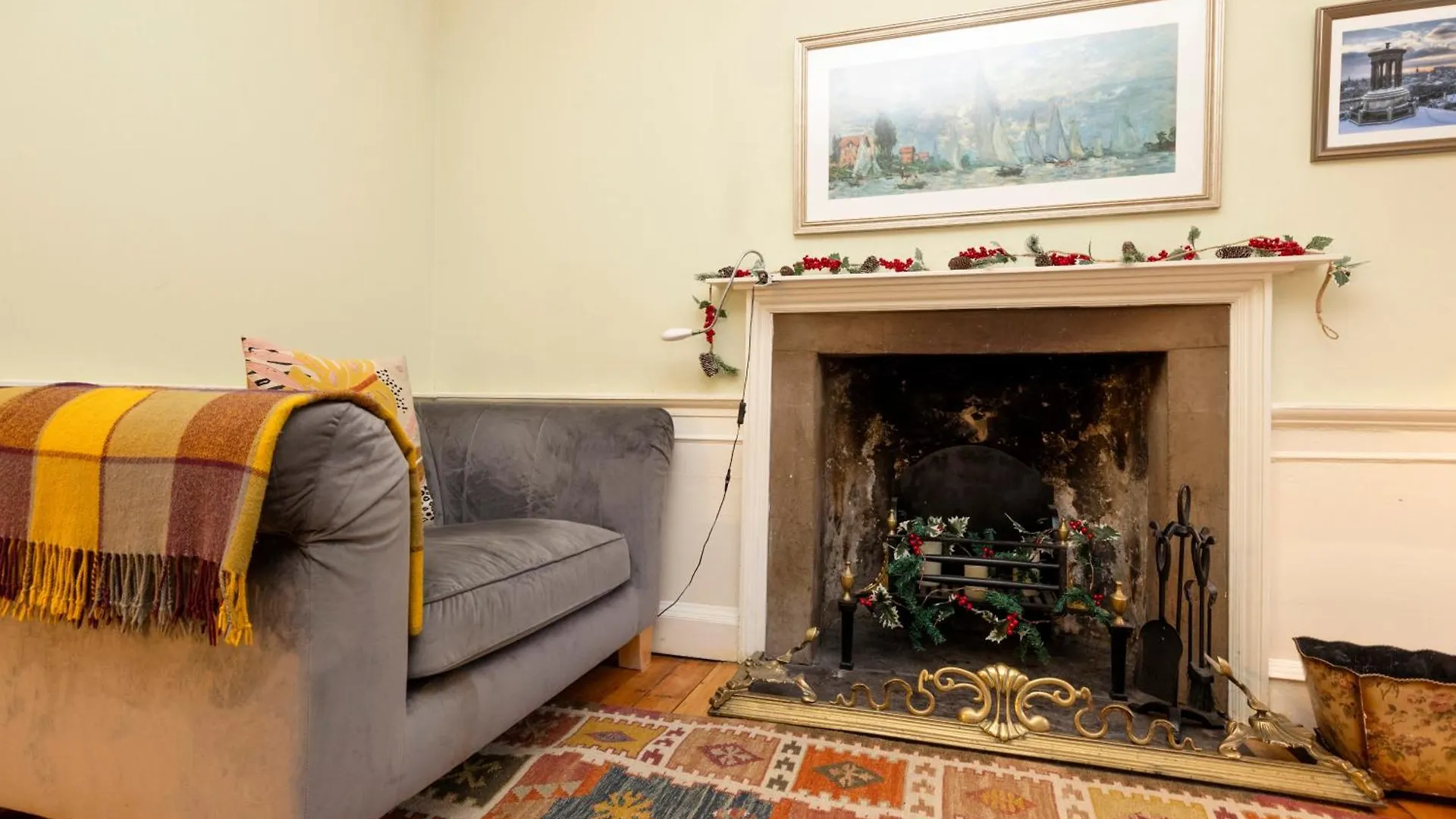 Apartmán Joivy Beautiful Apartment, Private Garden, Calton Hill Edinburgh